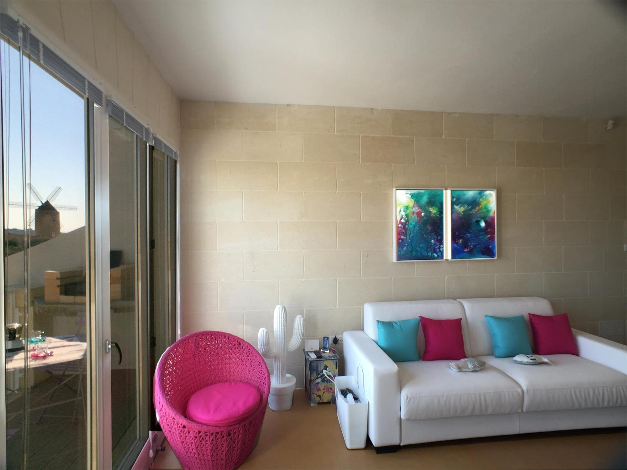GozoWindmill Apartments Qala Chambre photo